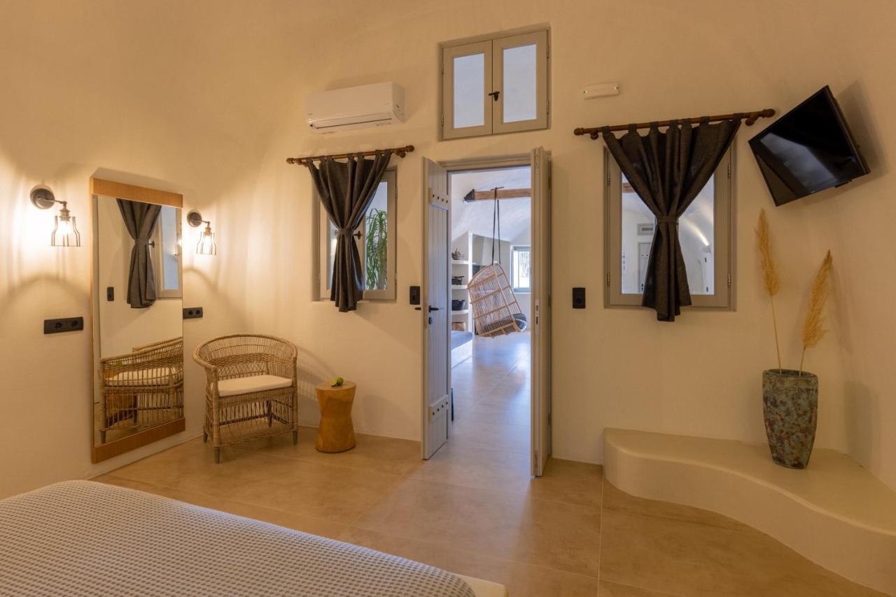 Sando Traditional Cave Villas With Jacuzzi And Sea View Vourvoúlos Exteriör bild